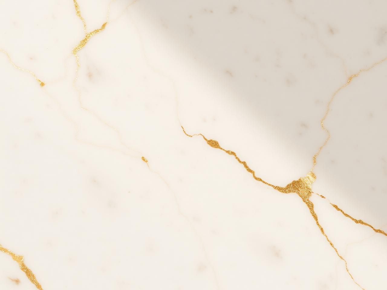 Cream marble with delicate gold veins